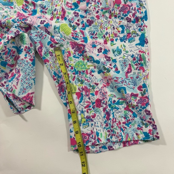 Lulu B Pull On 10” Printed Shorts Size 12 Resort - Picture 6 of 7